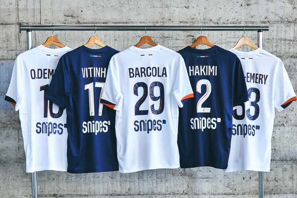 PSG-Trikot mit Snipes-Schriftzug